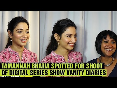 Download Tamannah Bhatia Spotted For Shoot Of Digital Series Show Vanity Diaries