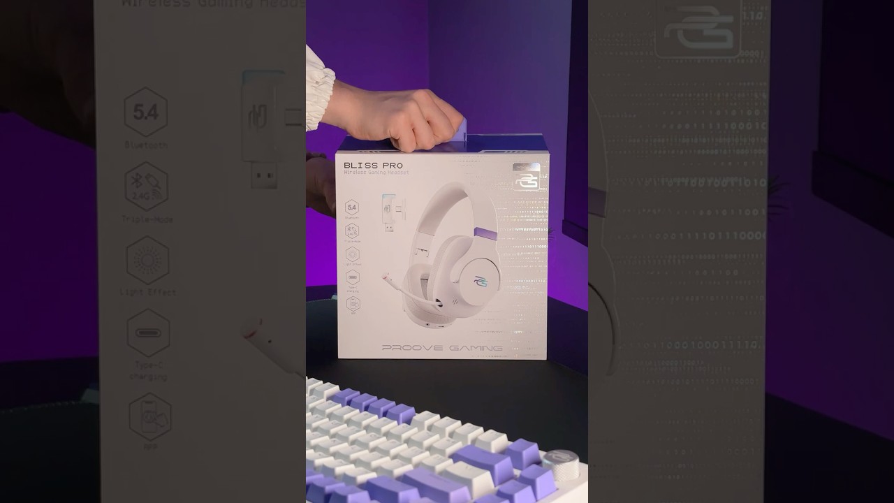 This Is a Proove Gaming Bliss Pro Wireless Gaming Headset.