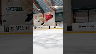 Dude Tries a Backflip on Ice #shorts