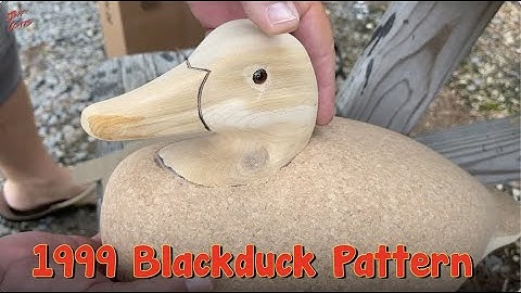 How to Carve Decoys | Decoy Head Carving | Duck Decoys | Decoy Carving | Duck Hunting | Cork Decoys