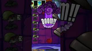 Gatling Doom Settled Dr.Zomboss in 3 Seconds #pvz #plantsvszombies #pvzfusion