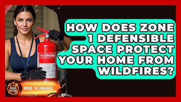 How Does Zone 1 Defensible Space Protect Your Home From Wildfires? - Inside the Firehouse