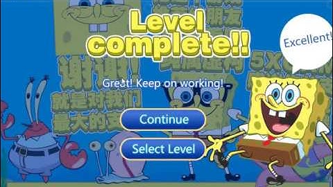 Spongebob Super Stacker Level 1-26 Walkthrough