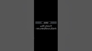 ﴿قالَ رَبِّ إِنّي وَهَنَ العَظمُ مِنّي وَاشتَعَلَ الرَّأسُ شَيبًا﴾ #القرآن_الكريم #القرآن #تلاوة