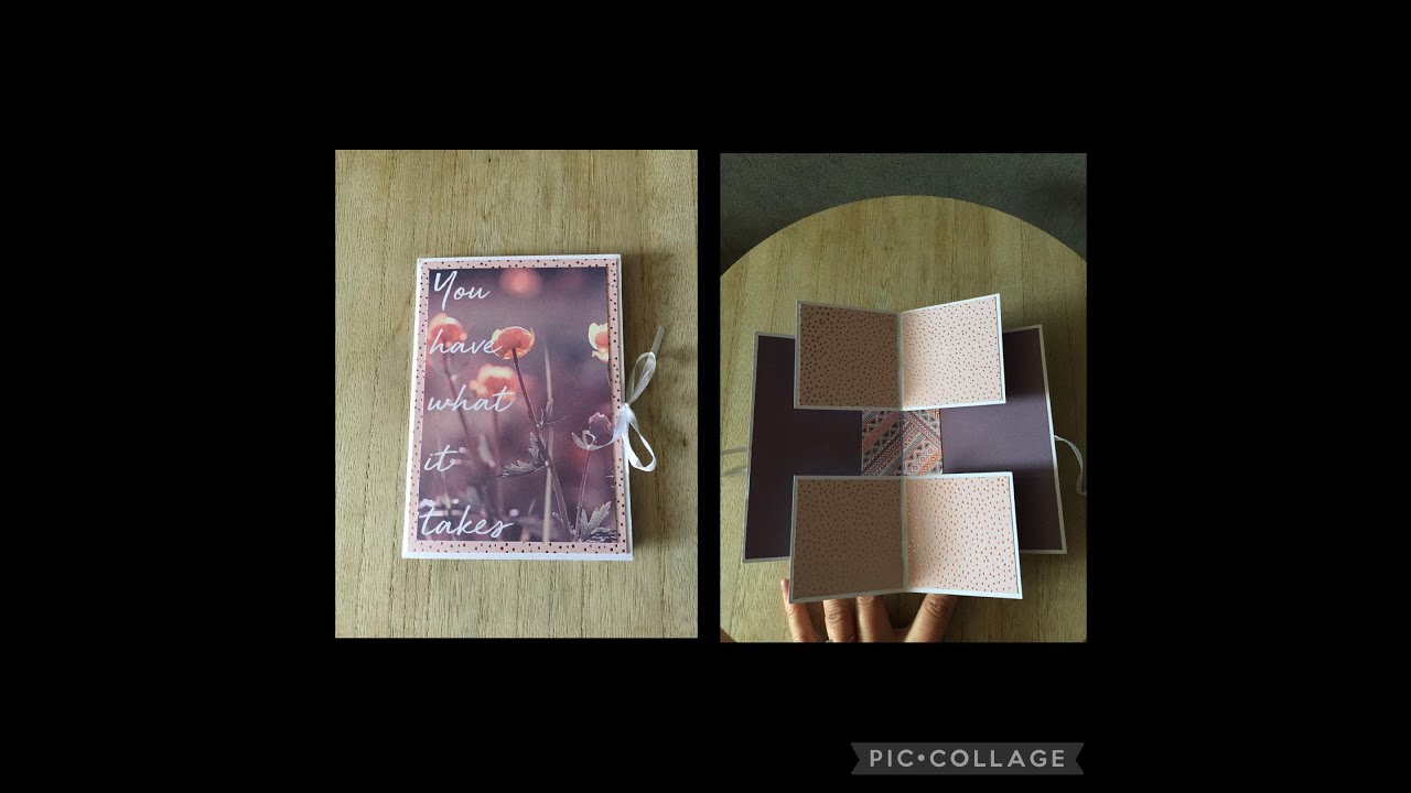 TUTO SCRAP Carte Pop Up  Double Elevation