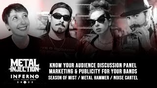 Marketing & Publicity For Your Band : Know Your Audience Discussion Panel | Metal Injection