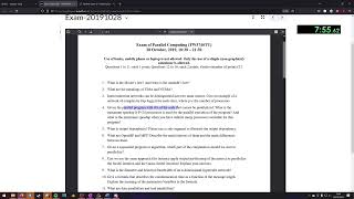 Parallel Computing Practice Exam 2