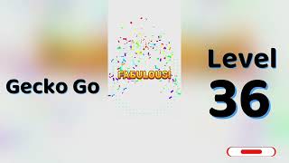 Gecko Go Level 36 Walkthrough 🦎 | Puzzle Escape Game | Safe Path Strategy & Solutions