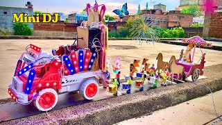 DIY Mini Baraat Wedding DJ Truck Setup | Mini DJ Wedding Tractor Decoration at Home