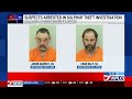 Two arrested in Sulphur traffic stop on stolen U-Haul after burglary revealing copper theft, drug...
