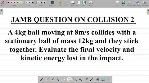 Physics Collision Example 2: Application of the Conservation of Linear Momentum. #excellenceacademy
