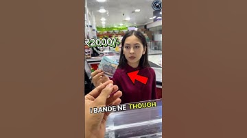 It was her first day at job | But customer Give ₹2000 to Buy ₹2 item  😱🫡 #shorts #respect #ytshort