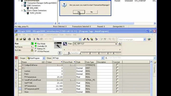 Factory Talk Transaction Manager