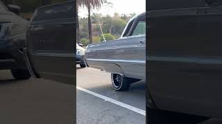 64 Impala Lowrider hitting switches, bouncing &amp; cruising in Elysian Park Los Angeles, California!