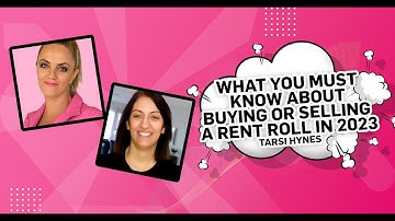 Mistakes agents make buying or selling a Rent Roll  - Lisa B with Tarsi Hynes