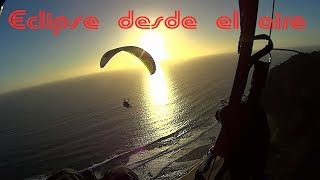 79% ECLIPSE en Parapente - Playa Blanca de Coliumo - Tomé
