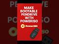 Make Bootable Pendrive with PowerISO ⚡ 1-Minute Quick Method #itsupport #windowsserver #itadmin