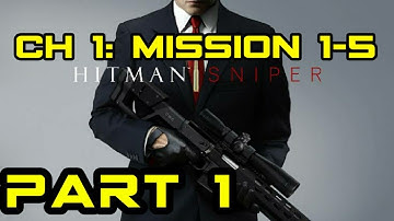 Hitman Sniper Playthrough Gameplay | Part 1(Chapter 1: Mission 1-5)| Android/iOS | #Hitmansniper