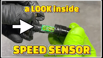 A Look Inside of a Transmission Input or Output Speed Sensor | HOW IT WORKS | No Speedometer