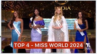 TOP 4 - MISS WORLD 2024