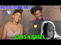 GIRLFRIEND REACT TO Guns N Roses Sweet Child O Mine (Official Music Video) REACTION! ( First Time )