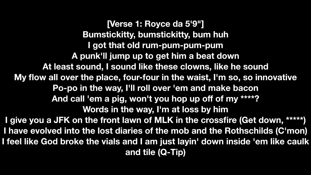 Eminem Yah Yah (Clean Lyrics) YouTube