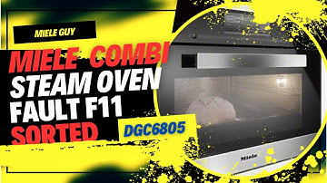 Miele Steam Combi Oven Fault F11