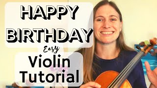 Happy Birthday Violin Notes, Happy Birthday Violin Tutorial