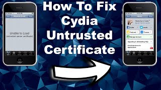 iOS 3 Jailbreak Untrusted Server Certificate Fix! (*VERY EASY*) screenshot 4