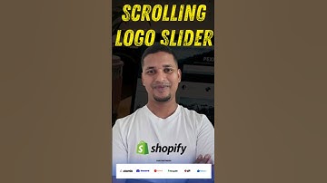 How To Add Scrolling Logos Slider Section On Shopify #shorts