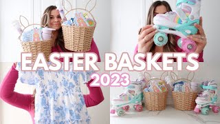 WHAT&#39;S IN MY KIDS EASTER BASKETS 2023! EASTER BASKET IDEAS FOR 4 AND 6 YEAR OLD EASY AND SIMPLE