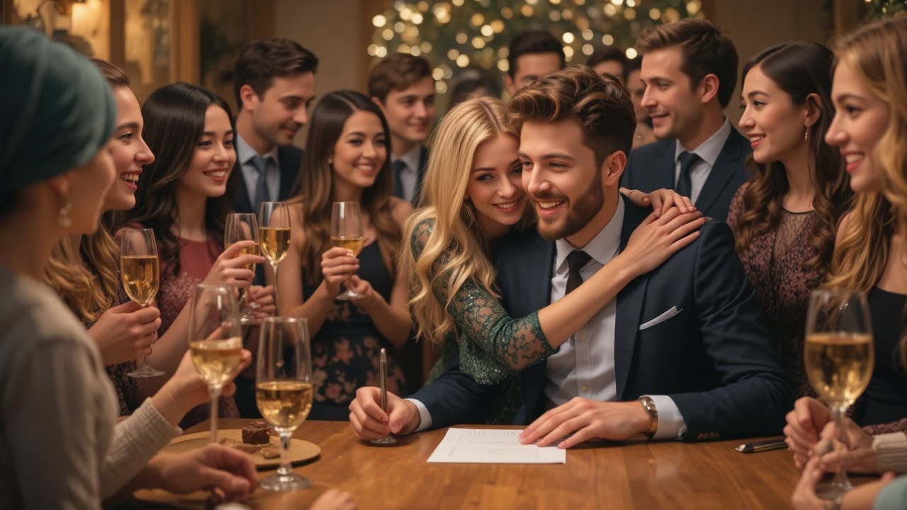 Firmó el divorcio llorando en Navidad… su familia se rió sin saber quién era él en realidad