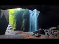 【4K】Walking to Goa Raja Waterfall Secret Cave Hidden Gem in East | BALI Waterfalls