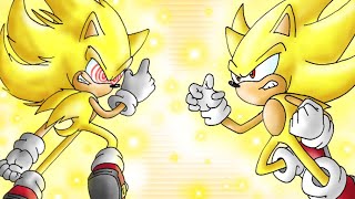 Sonic Vs Fleetway Sonic Clash Test