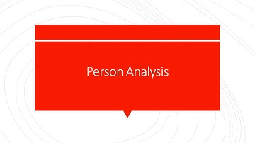 Training & Development - Lecture 3 - Needs Assessment - Person Analysis - Introduction