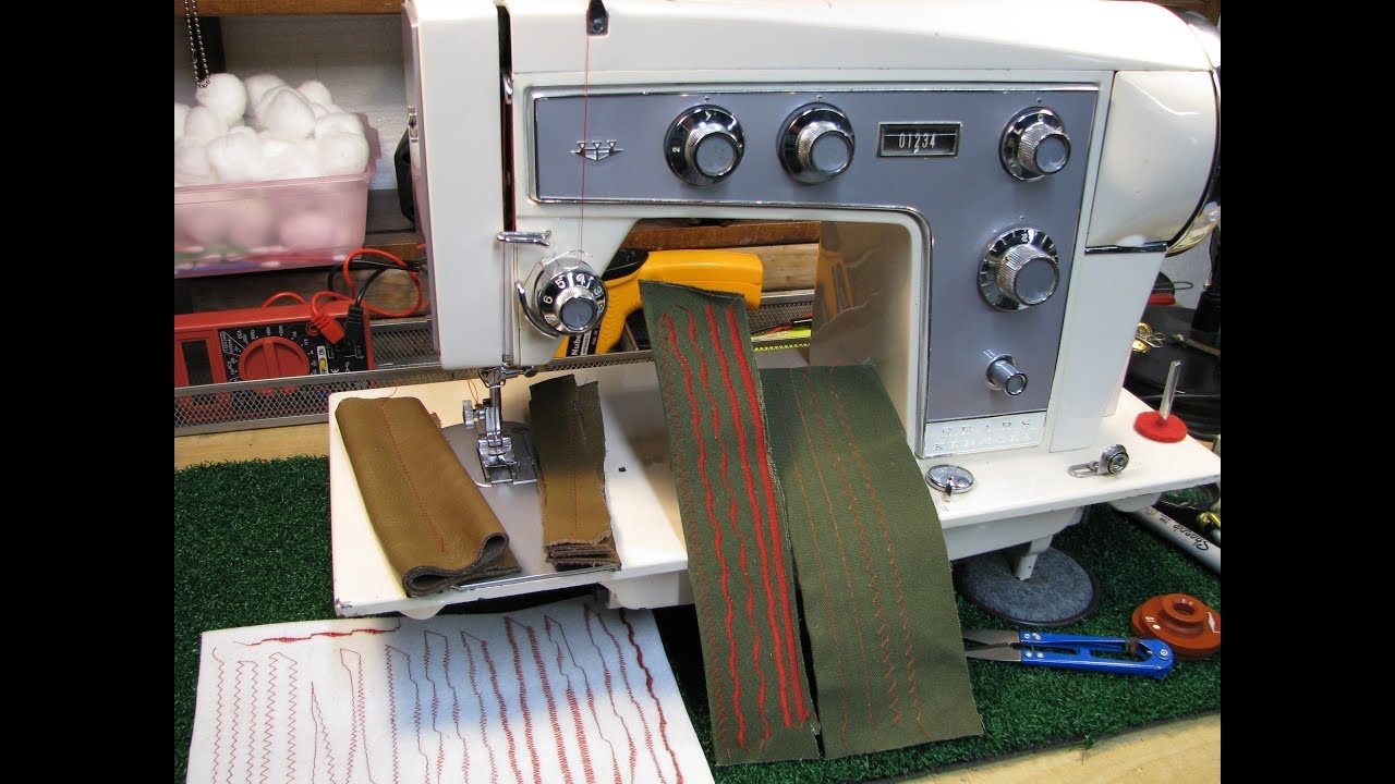 Craig's 1.2 Amp Kenmore 158.904 cuts through 18 ounces of cowhide Leather - heading to Lapeer, MI!!