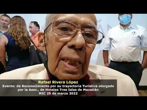 Rafael Rivera López en Entrevista en Evento de Reconocimiento Marzo 29 de 2022 MIC Mazatlán