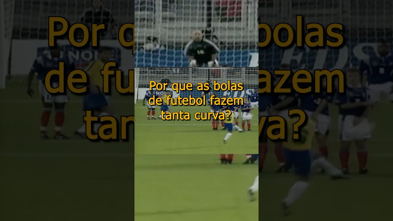 O segredo das curvas no futebol! #futebol #curiosidade #fisica #copadomundo #ciência