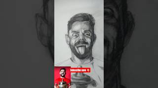 how to draw king kholi #royalchallengersbangalore #art #rcb#charcoldrawing