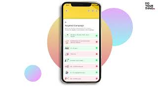 How to Participate in a Targeted Campaign on Do Your Thng  | App Walkthrough screenshot 5