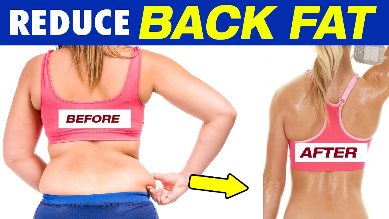 BACK & BRA BULGE 5 Min. Workout  Lose Back Fat in 2 WEEKS!! (No