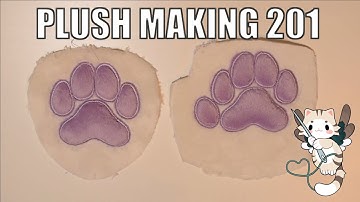 Plush Making 201: Making Puffy Minky Paw Pads
