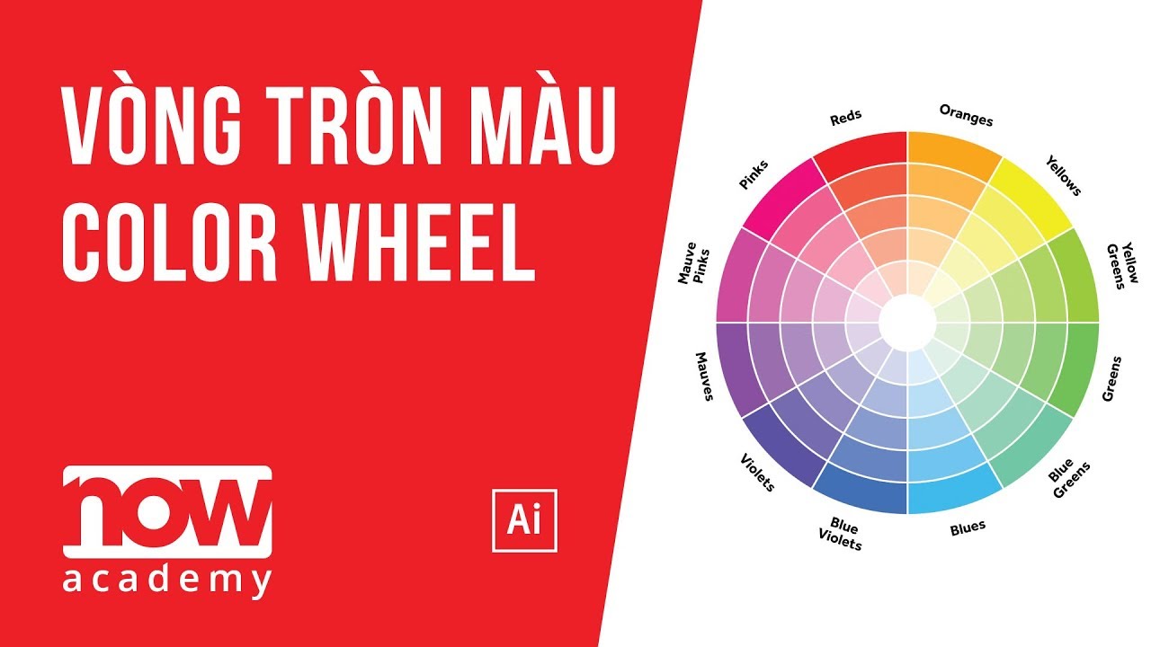 Hiểu Về Vòng Tròn Màu Trong Thiết Kế Đồ Họa | Color Wheel In Graphic Design  | Now Academy - Youtube