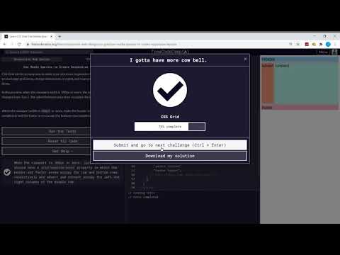 CSS Grid (21/22) | Use Media Queries to Create Responsive Layouts | freeCodeCamp