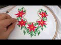 Hand Embroidery Beautiful Neck Design For Kurti &amp; Kameez