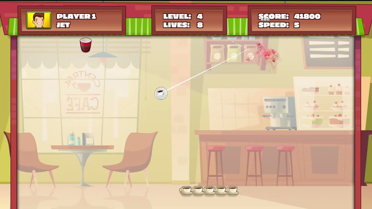 Coffee Break ~ No power ups collected Trophy