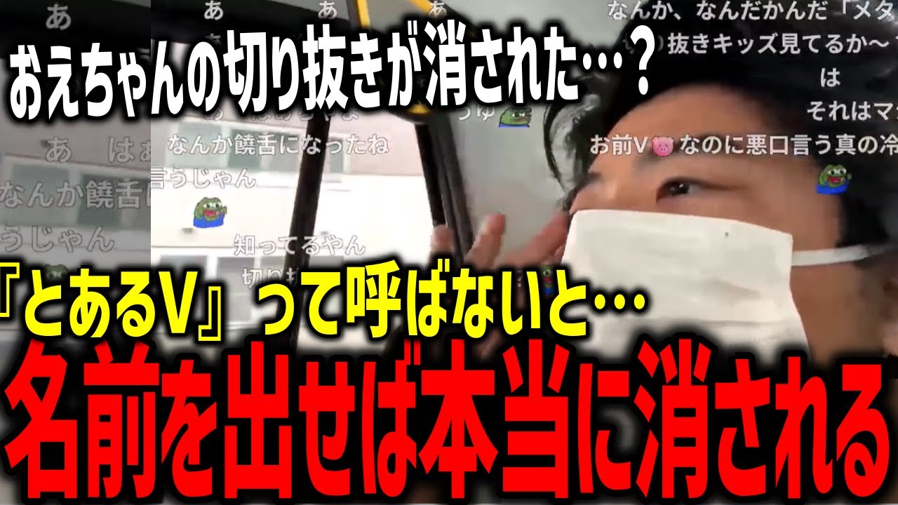 Vtuberの炎上・おえちゃんの切り抜きが消された件について触れるもこう