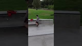 A tre flip, short for "360 kickflip,"