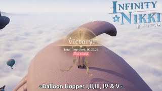 Infinity Nikki: Balloon Hopper All Level - I, II, III, IV & V Perfect Score [PS5Pro]