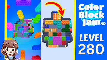 Color Block Jam Level 280 Solution Walkthrough